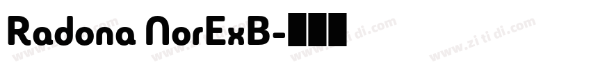Radona NorExB字体转换 Radona NorExB字体转换